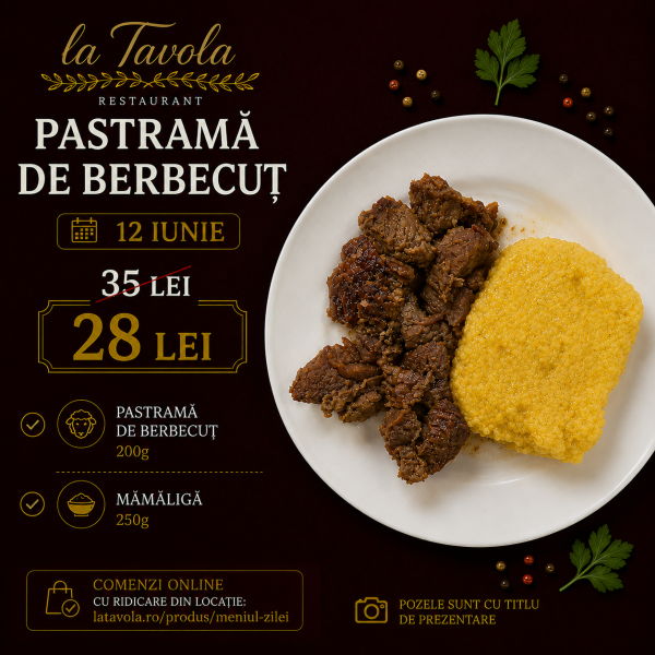 PASTRAMĂ DE BERBECUȚ