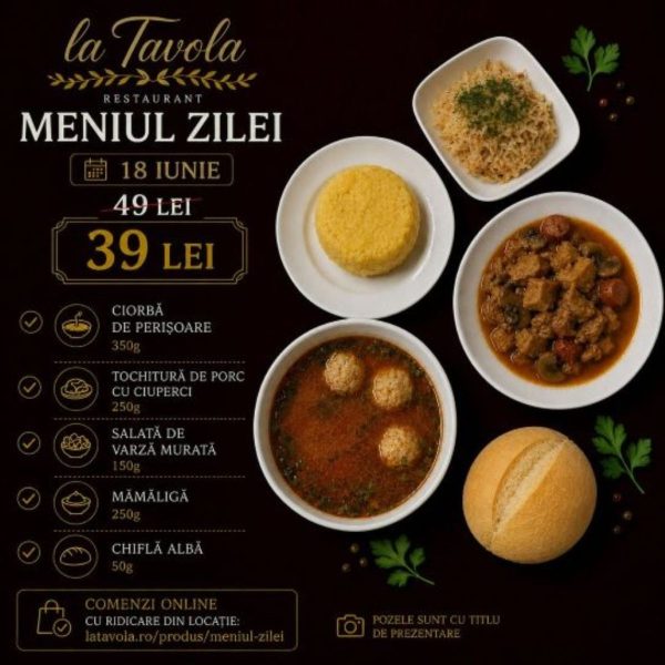 MENIUL ZILEI JOI