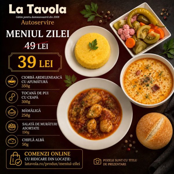MENIUL ZILEI LUNI